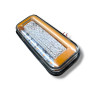 Боковий габаритний ліхтар діодний жовтий з неоновою нижньою підсвіткою, 24V