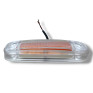 Габаритний LED ліхтар жовтий 12/24V з гумовою основою