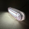 Габаритний LED ліхтар білий 12/24V з гумовою основою