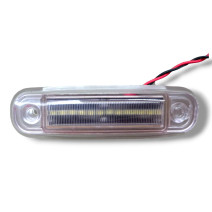 Габаритний LED ліхтар білий 12/24V з гумовою основою