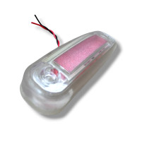 Габаритний LED ліхтар червоний 12/24V з гумовою основою