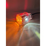 Вставка в ріг прямокутна LED, з прозорим склом
