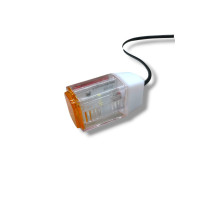 Вставка в ріг прямокутна LED, з кольоровим склом 12/24в