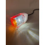 Вставка в ріг прямокутна LED, з кольоровим склом 12/24в