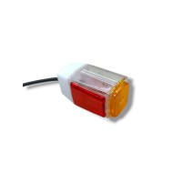 Вставка в ріг прямокутна LED, з кольоровим склом 12/24в