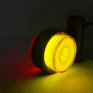 Міні габаритний ліхтар Led круглий, Жовто-червоний 12-24вольт