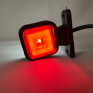Міні габаритний ліхтар Led квадратний, Біло-червоний 12-24вольт