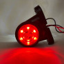 Міні габаритний ліхтар Star 12 LED, 12/24V Біло-Червоний