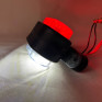 Міні габаритний ліхтар овальний 16 Led, Біло-червоний