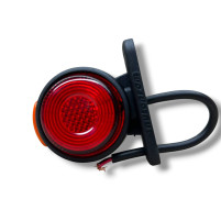 Міні габаритний ліхтар Led, 3-х сторонній біло-червоний 12/24V