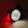 Міні габаритний ліхтар Led, 3-х сторонній біло-червоний 12/24V