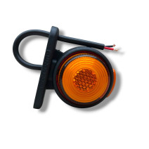 Міні габаритний ліхтар Neon, 3-х сторонній жовто-червоний 12/24V