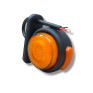 Міні габаритний ліхтар Neon, 3-х сторонній жовто-жовтий 12/24V