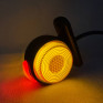 Міні габаритний ліхтар Neon, 3-х сторонній жовто-жовтий 12/24V