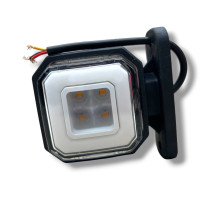 Габаритний ліхтар Квадратний Led, 12-24вольт з поворотом