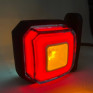 Габаритний ліхтар Квадратний Led, 12-24вольт з поворотом