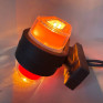 Габаритний ліхтар Червоно-Жовтий Neon, 12/24V з динамічним поворотом 130×75×85 мм
