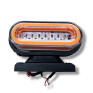 Габаритний ліхтар Червоно-Жовтий Neon, 12/24V з динамічним поворотом 130×75×85 мм