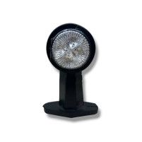 Ріг прямий короткий LED 12 см 12/24V