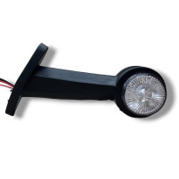Ріг прямий середній LED 16 см 12/24V