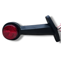 Ріг прямий середній LED 16 см 12/24V