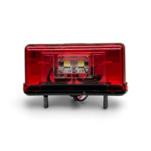Підсвітка номерного знаку червона LED з габаритом 12/24V YP-110